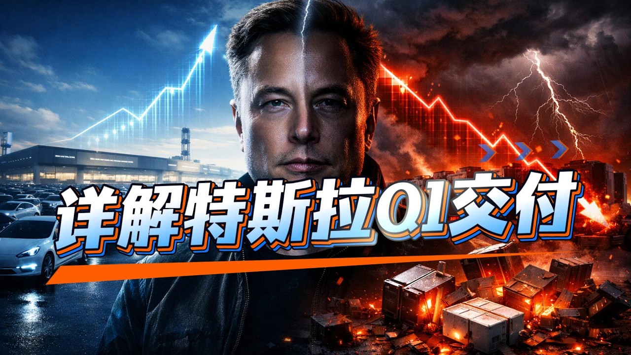 04/03｜特斯拉Q1交付358,023辆但股价下跌｜Energy业务爆雷成核心变量｜库存与需求真实分歧｜4月多重催化剂进入验证窗口#马斯克 #特斯拉 #fsd #美股