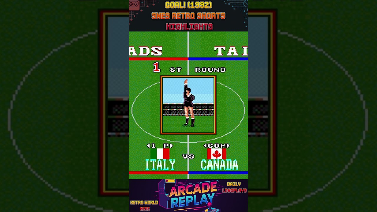 🎮 Goal! (1992) – SNES Retro Shorts | Highlights #retroshorts #snesarchive #snes