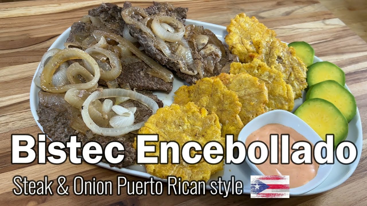 Bistec Encebollado estilo Puerto Rico (how to make Puerto Rican style steak & onion)