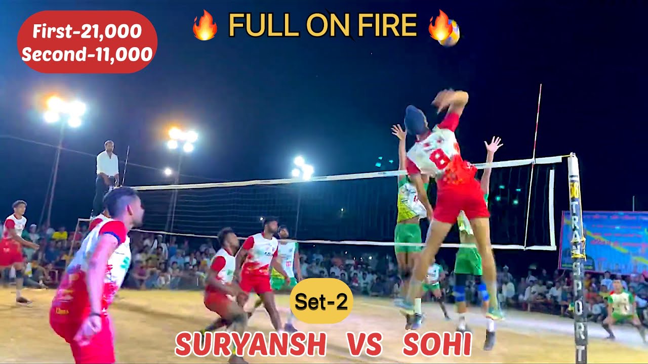 SET-2⚡️SURYANSH (warriors) vs JASSI (56 CLUB) volleyball match 2022#xvolleyball#volleyball