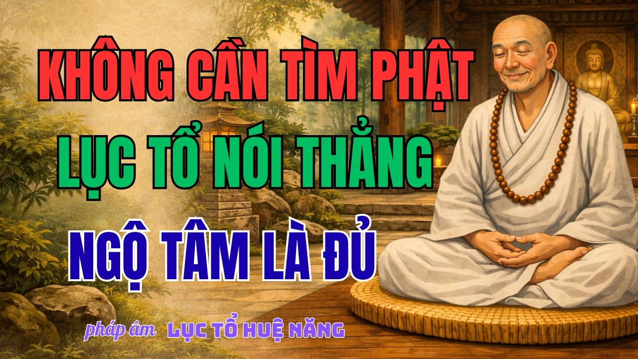 Thiền Tông Lục Tổ Huệ Năng Dạy: Không Cần Tìm Phật – Chỉ Cần Ngộ Tâm Là Đủ