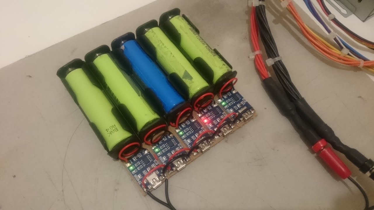 Come caricare le batterie al litio 18650