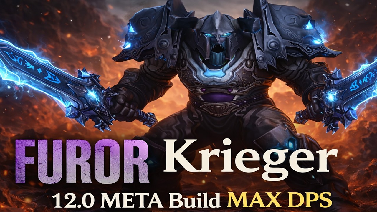 Fury Warrior Guide 12.0🔥New Fury Warrior Build | Raid & Mythic Plus🔥Brokken