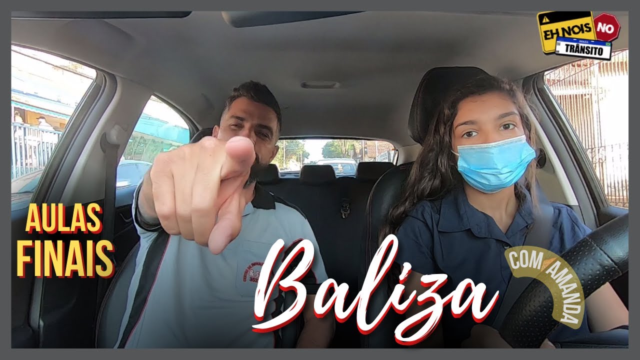 PRIMEIRA BALIZA DA AMANDA. #EHNOISNOTRANSITO #BALIZA #CNH