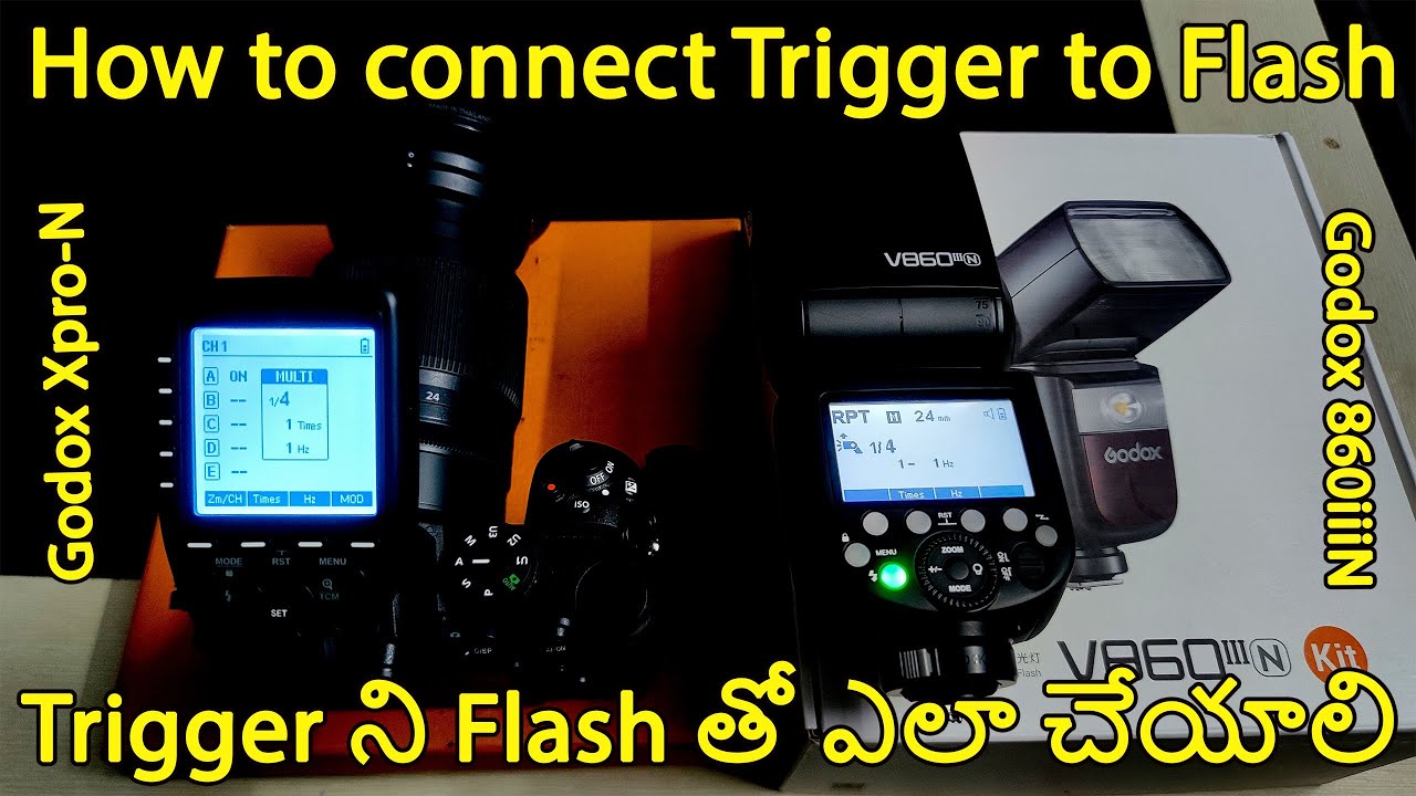 How to Syn Flash 860III-N to Trigger Xpro-N | Setup of flash with trigger | X-Pro-N|Nikon 860iii-N|