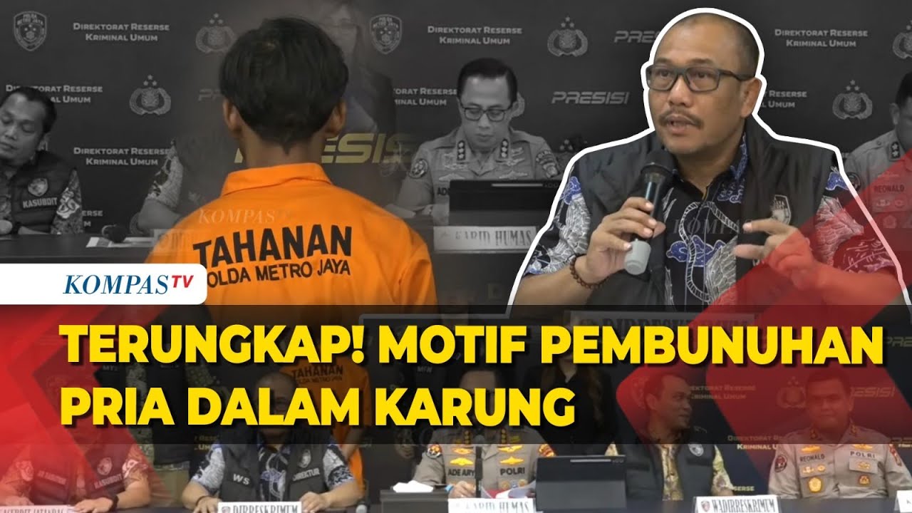 [FULL] Ini Tampang hingga Motif Pembunuh Pria dalam Karung di Tangerang