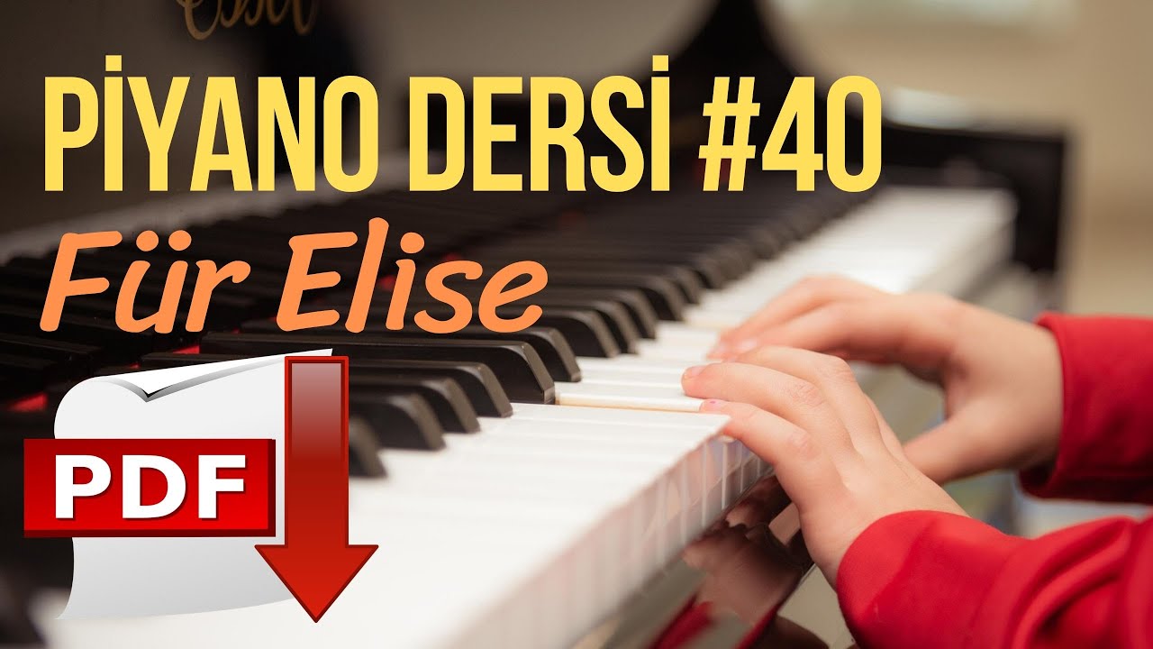 Piyano Dersi #40 - F&uuml;r Elise - Beethoven (Orta Seviye Piyano Kursu) 