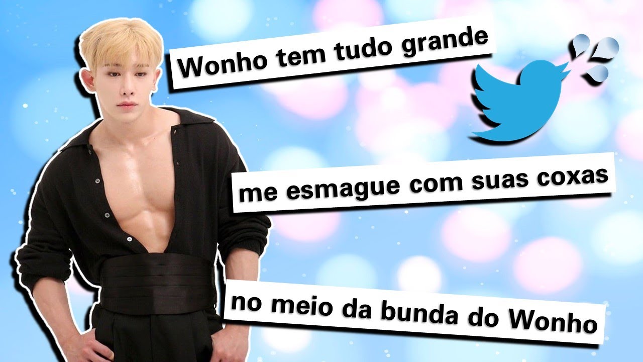 Wonho lê Tweets Sedentos (Legendado PT-BR)