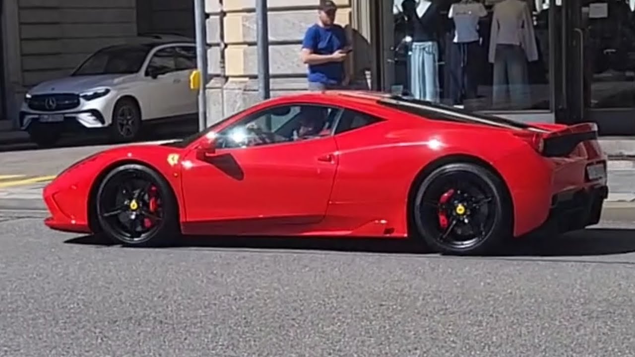 Supercars in Switzerland 🇨🇭 (458 Speciale, Huracan Evo, 992 GT3 RS, SF90)