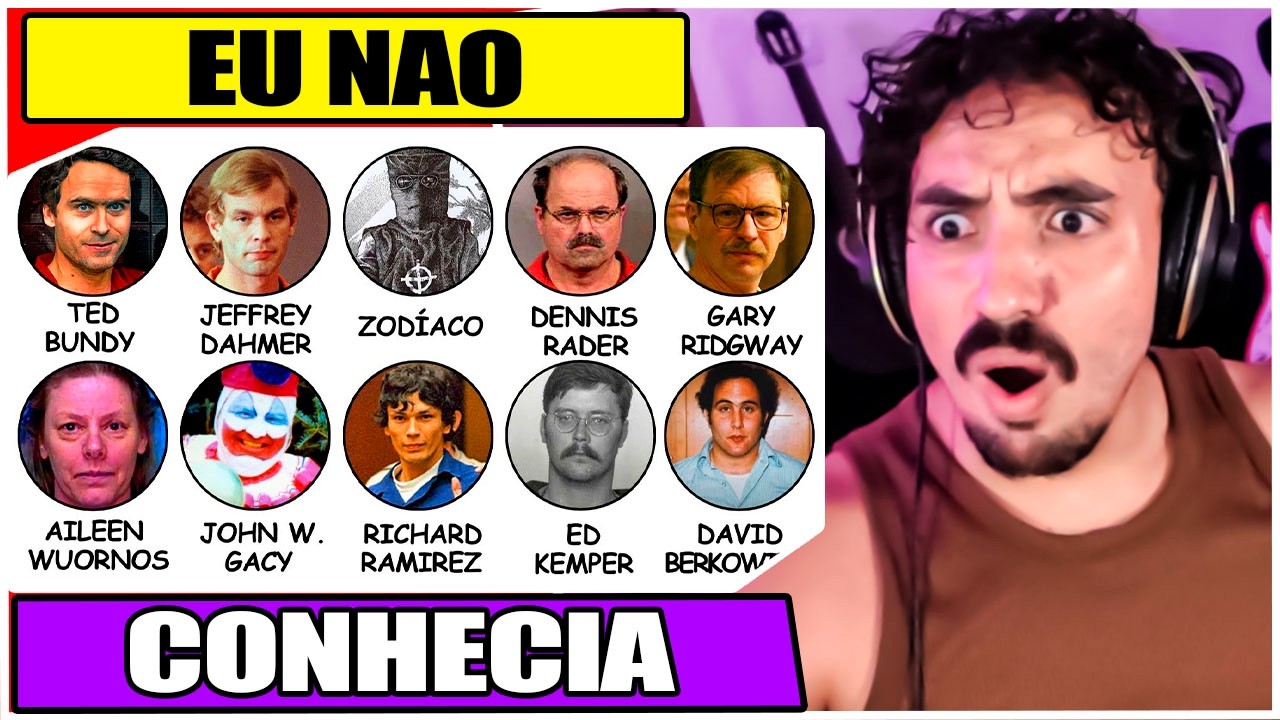 Como os MAIORES ASSASSINOS EM SÉRIE foram capturados | Leozin React
