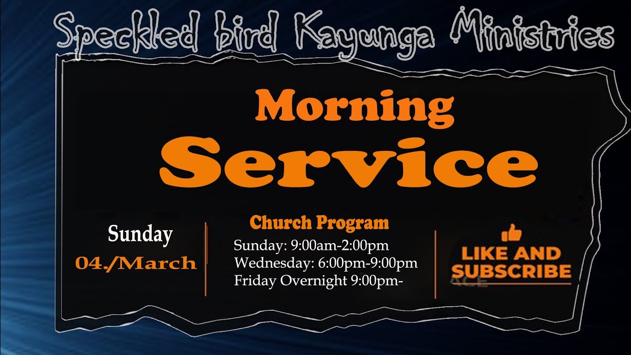 15/March/2026. Sunday morning Service || lifting up an ensign || Pastor Batte Moses