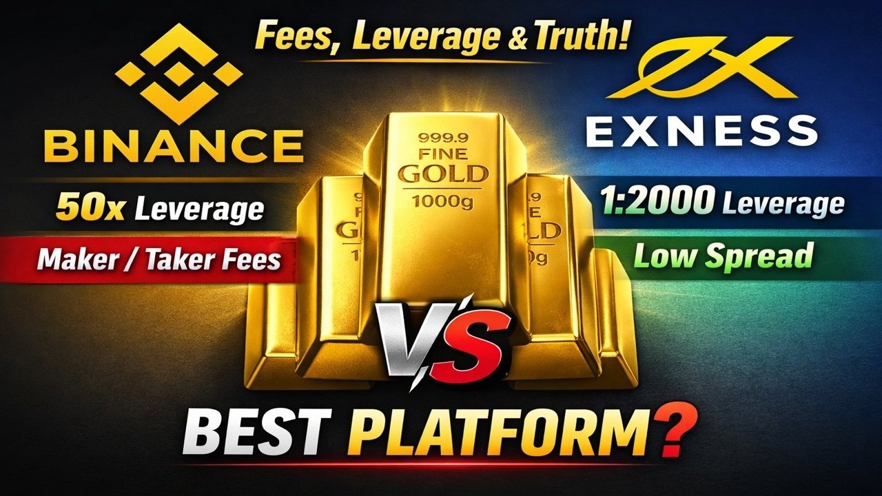 Binance vs Exness &ndash; Gold Trading | Fees, Leverage & Truth