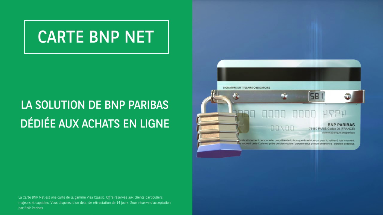 Nouveau ! Le Cryptogramme Dynamique s'invite sur la carte BNP Net pour le confort de la s&eacute;curit&eacute;