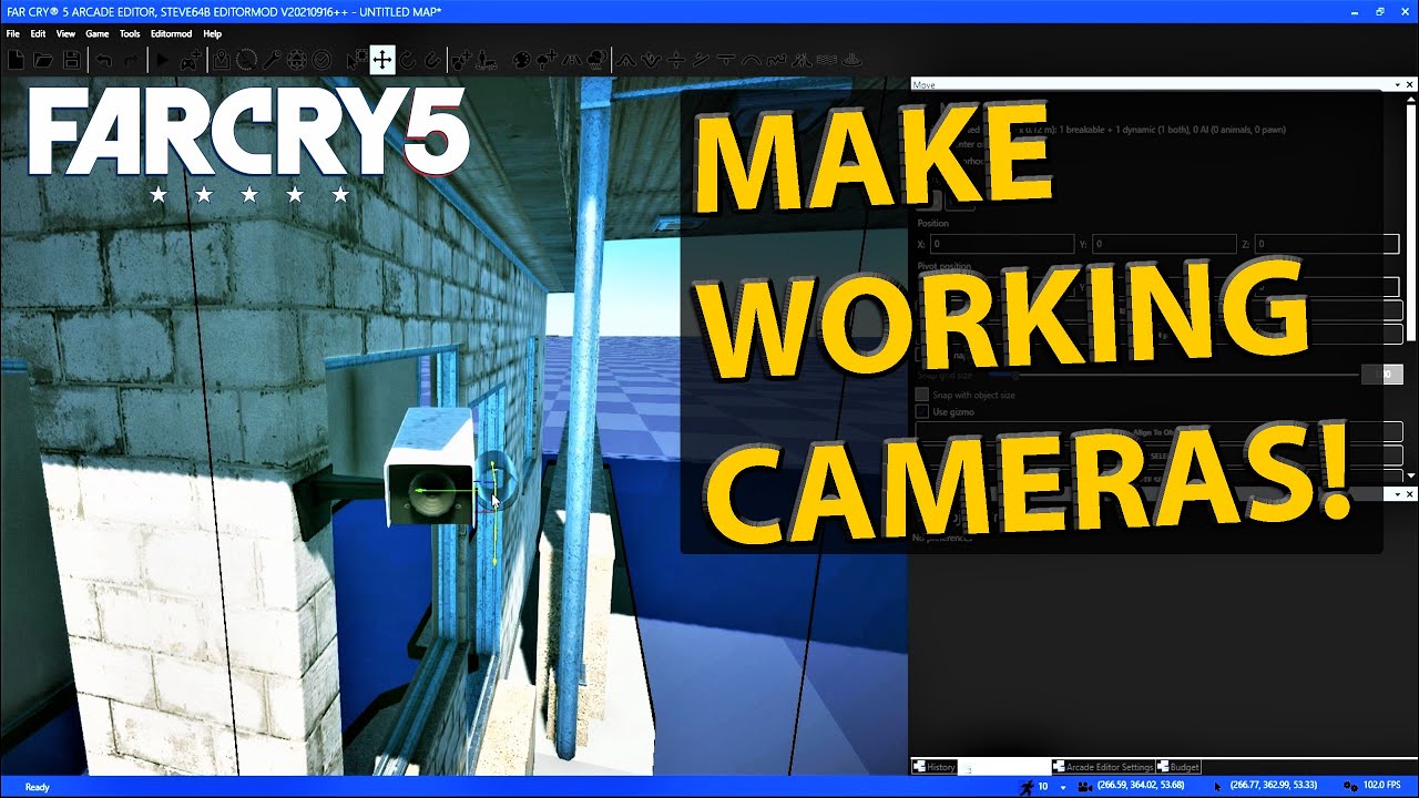 Creating Working Security Cameras!! | Far Cry 5 Arcade Map Editor