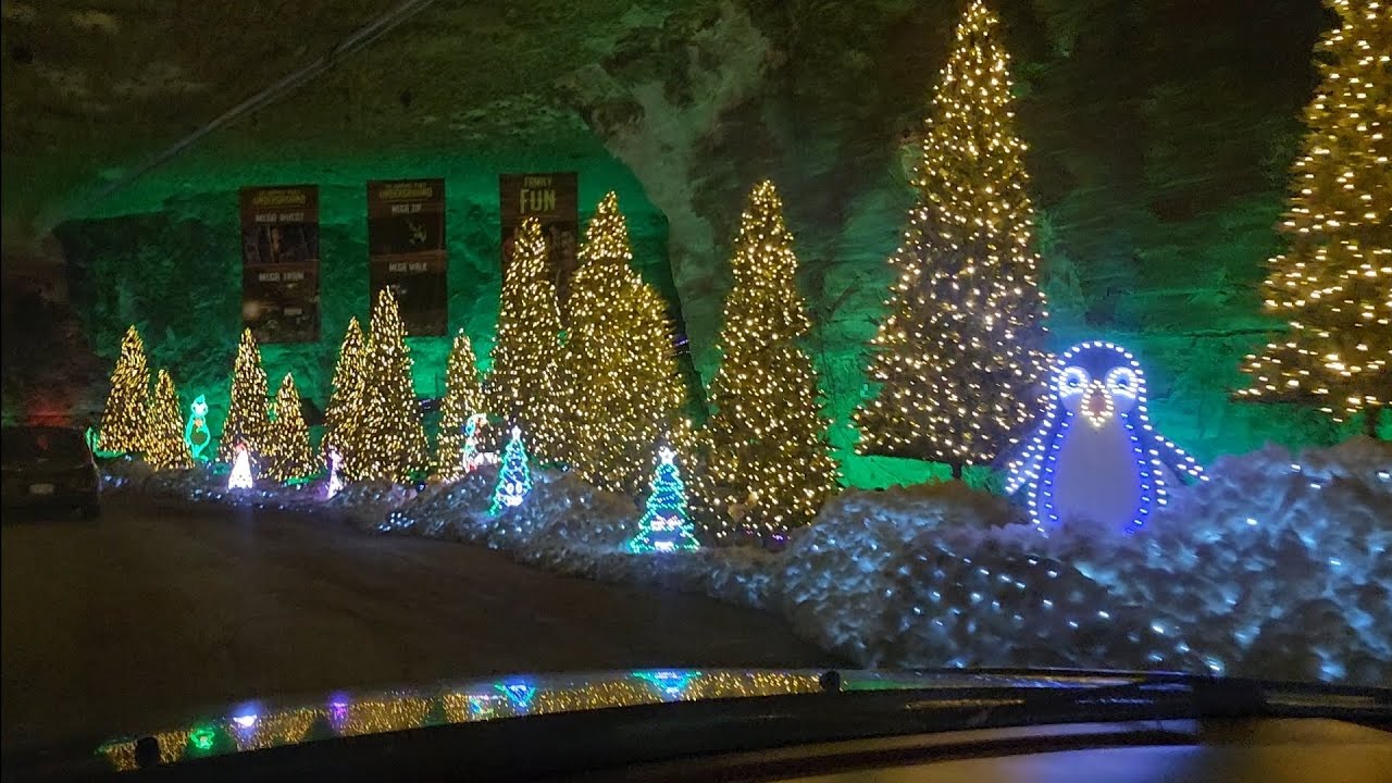 Lights under Louisville, mega cavern christmas lights. Best lights in Kentucky!