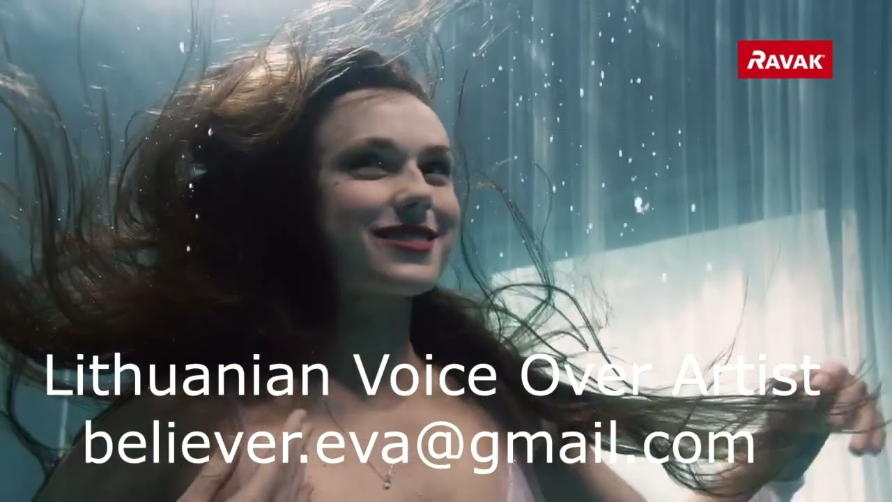 Lithuanian Voice Over Eva Believer. RAVAK  TV Commercial 2022 #lithuanianvoiceover #evabeliever