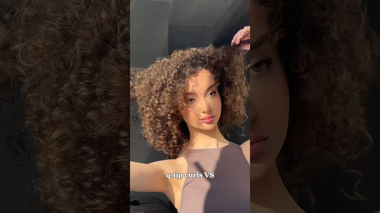 q-tip curls VS bobby pin curls