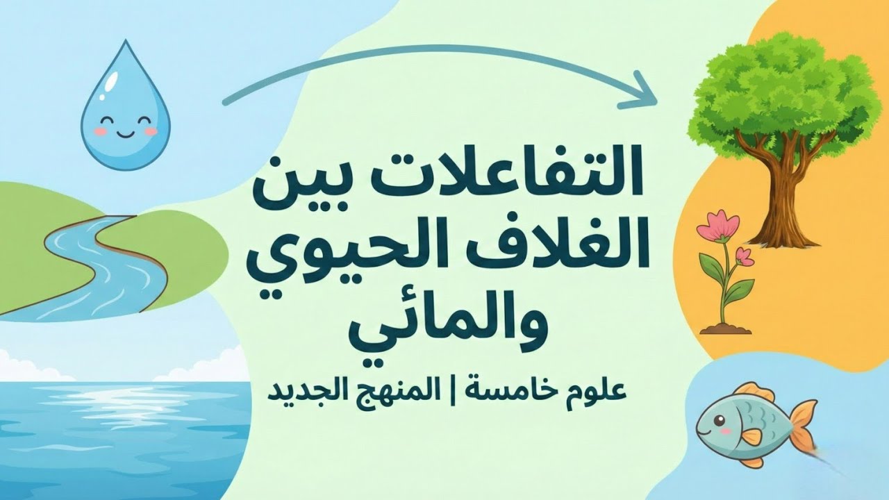 شرح الدرس الأول علوم خامسة ابتدائي | المفهوم الأول الوحدة الثالثة الترم الثاني | المنهج الجديد 2026
