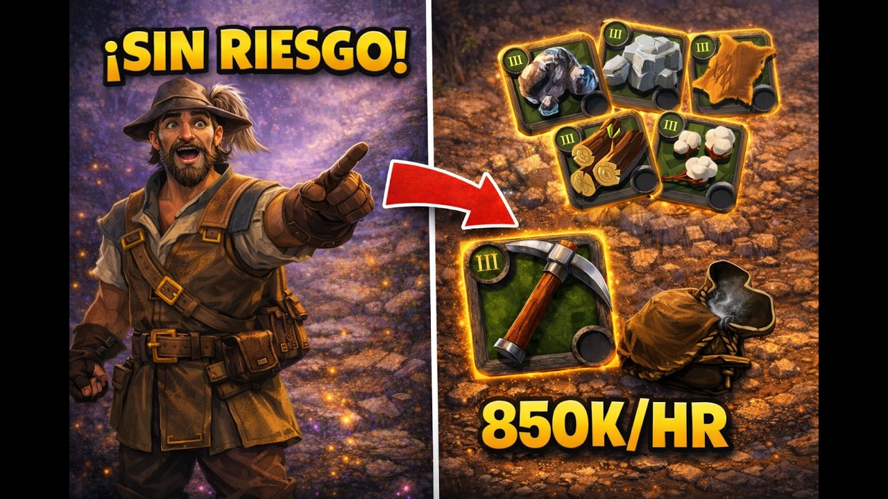 ¡MÁS de 800K PLATA FÁCIL GUÍA DEFINITIVA! Albion Online 2026