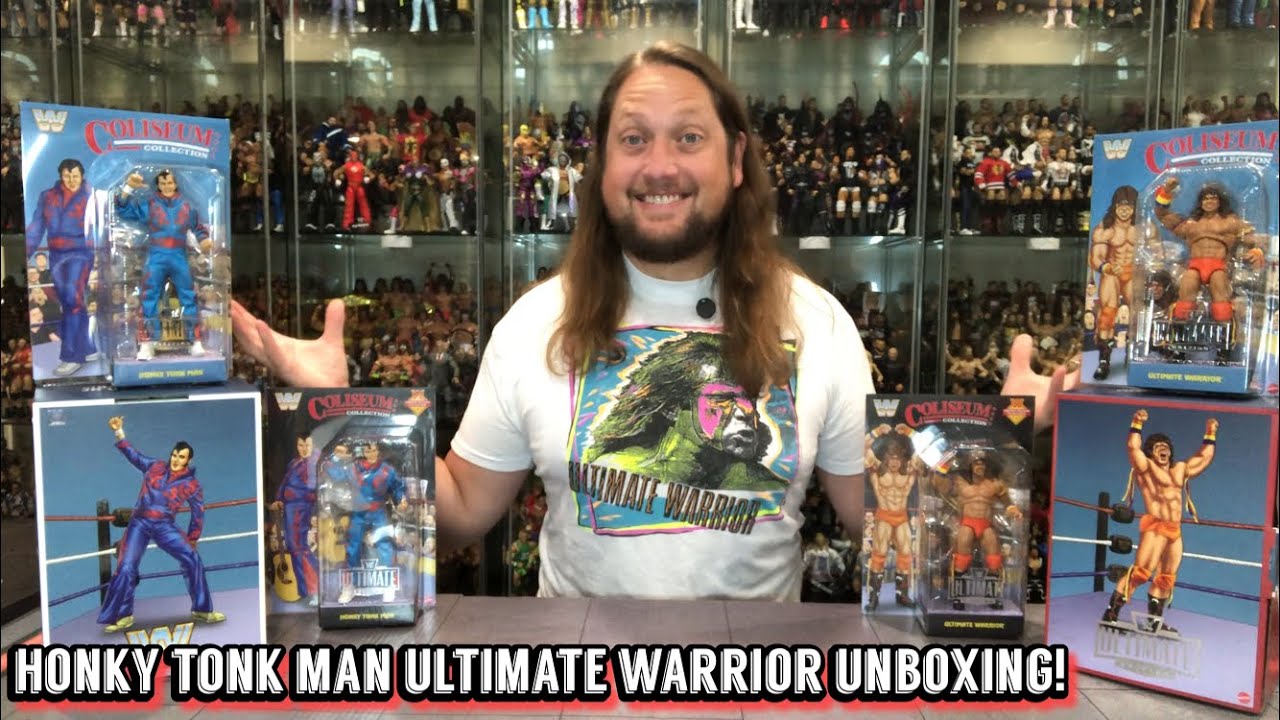 Honky Tonk Man & Ultimate Warrior WWE Coliseum Collection Unboxing!