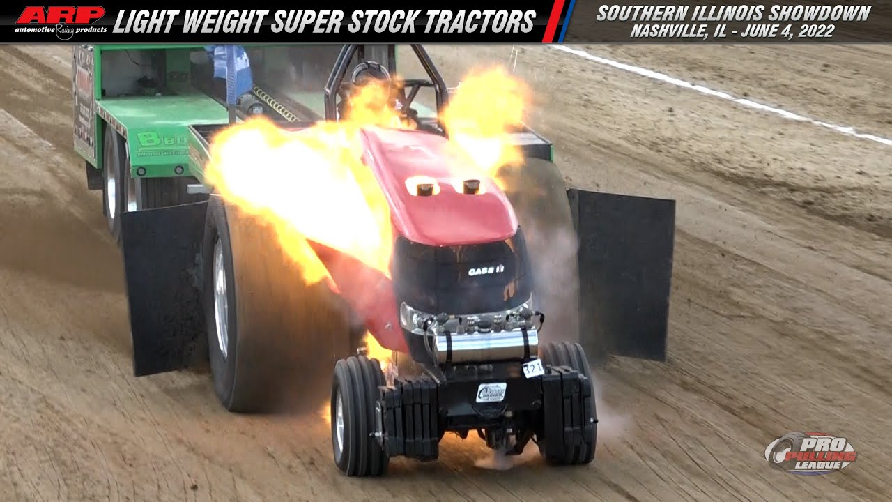 ARP Light Weight Super Stocks pulling at the 2022 Southern IL Showdown in Nashville, IL