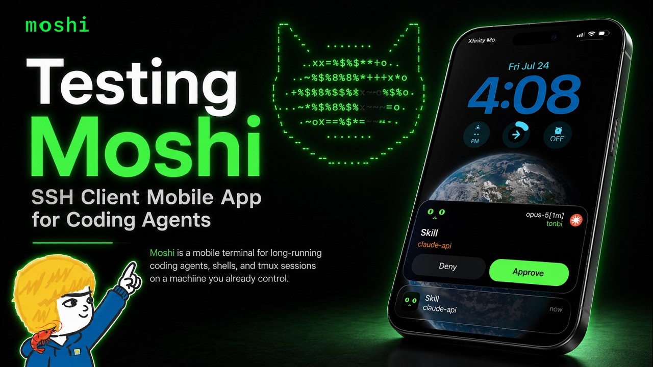 Тестируем Moshi: мобильный SSH-клиент для кодинг-агентов