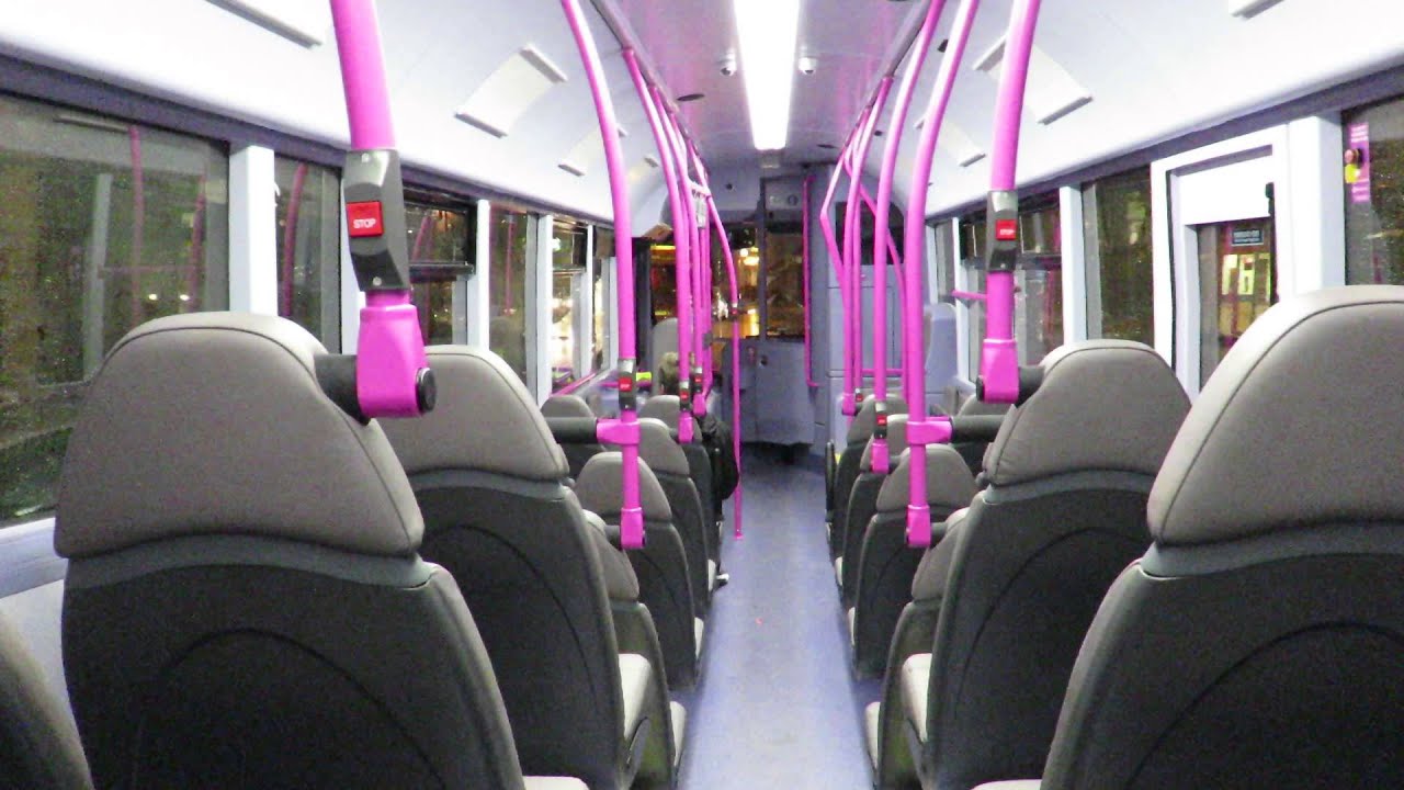 Night ride by brand new First Hadleigh StreetLite Micro-Hybrid 63164 (SN64 CJE)