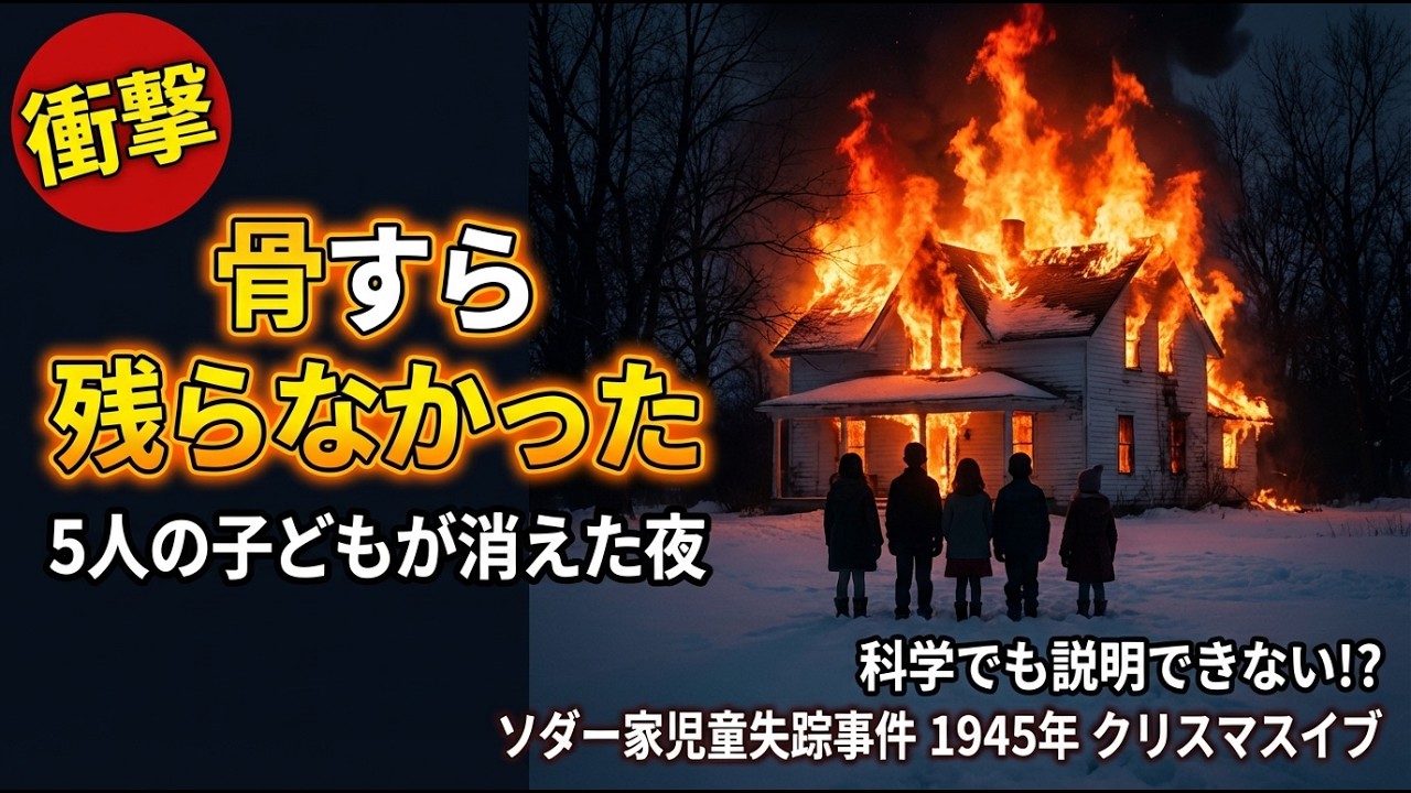 【ゆっくり解説】ソダー家児童失踪事件――なぜ5人の子どもは