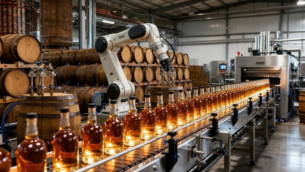 Inside a Modern Whiskey Distillery: Artisan Aging & Oak Barrels (Full Process)