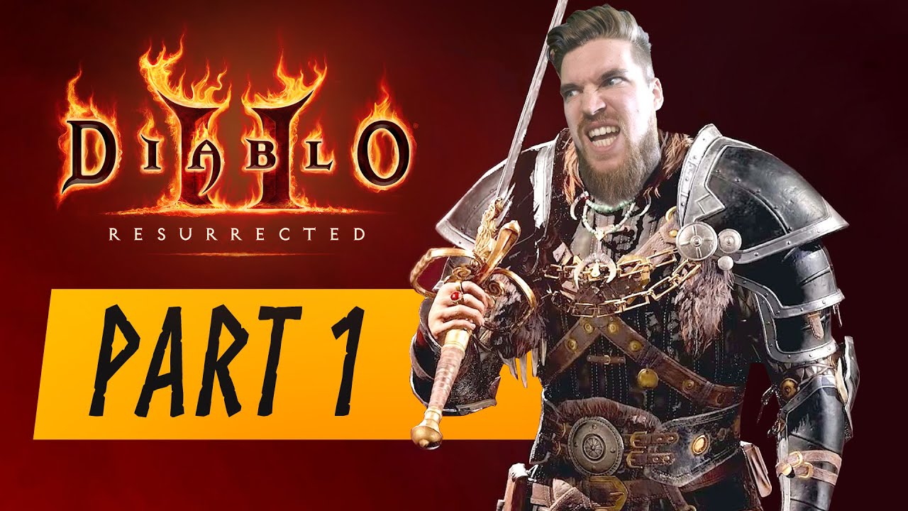 Diablo II: Resurrected Gameplay 4k - Part 1: Druid WEREWOLF!