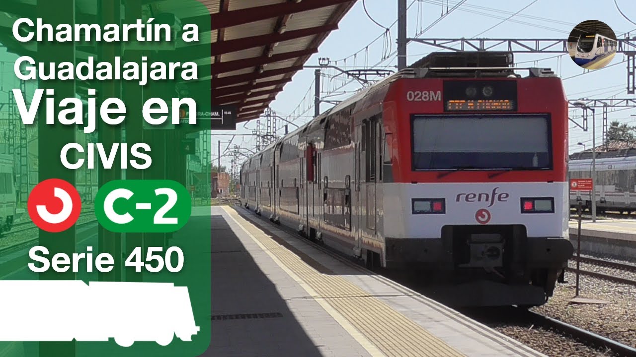 Viajando a Guadalajara por la vía de contorno en el CIVIS C-2 | Cercanías Madrid