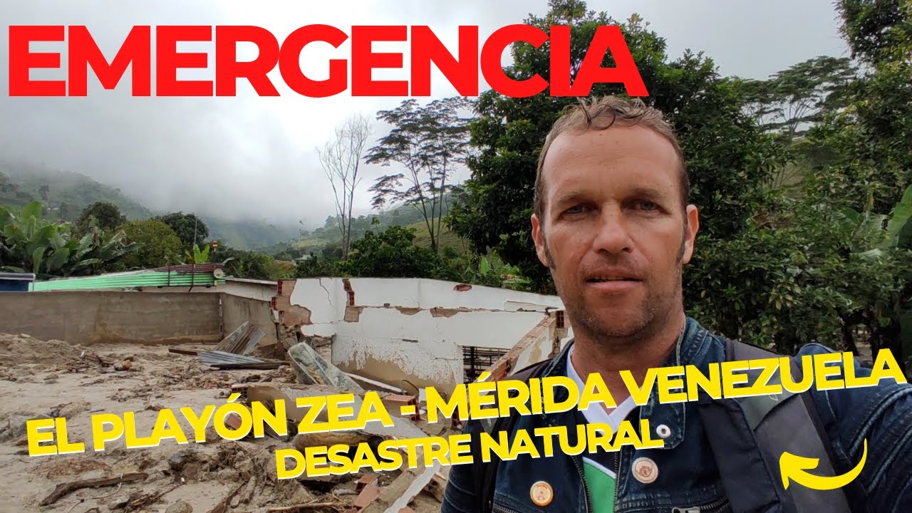 Emergencia en El Playón, Zea - Estado Mérida, Venezuela .