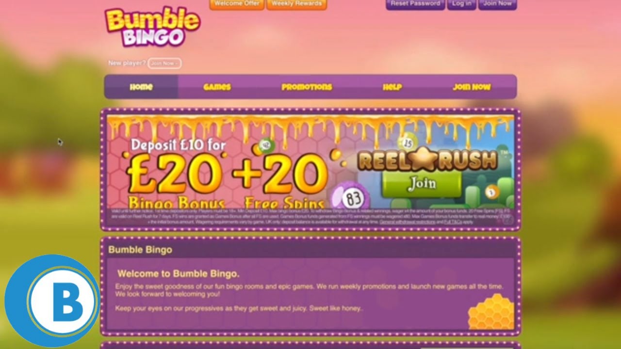 Bumble Bingo Review | Bingo Design Overview