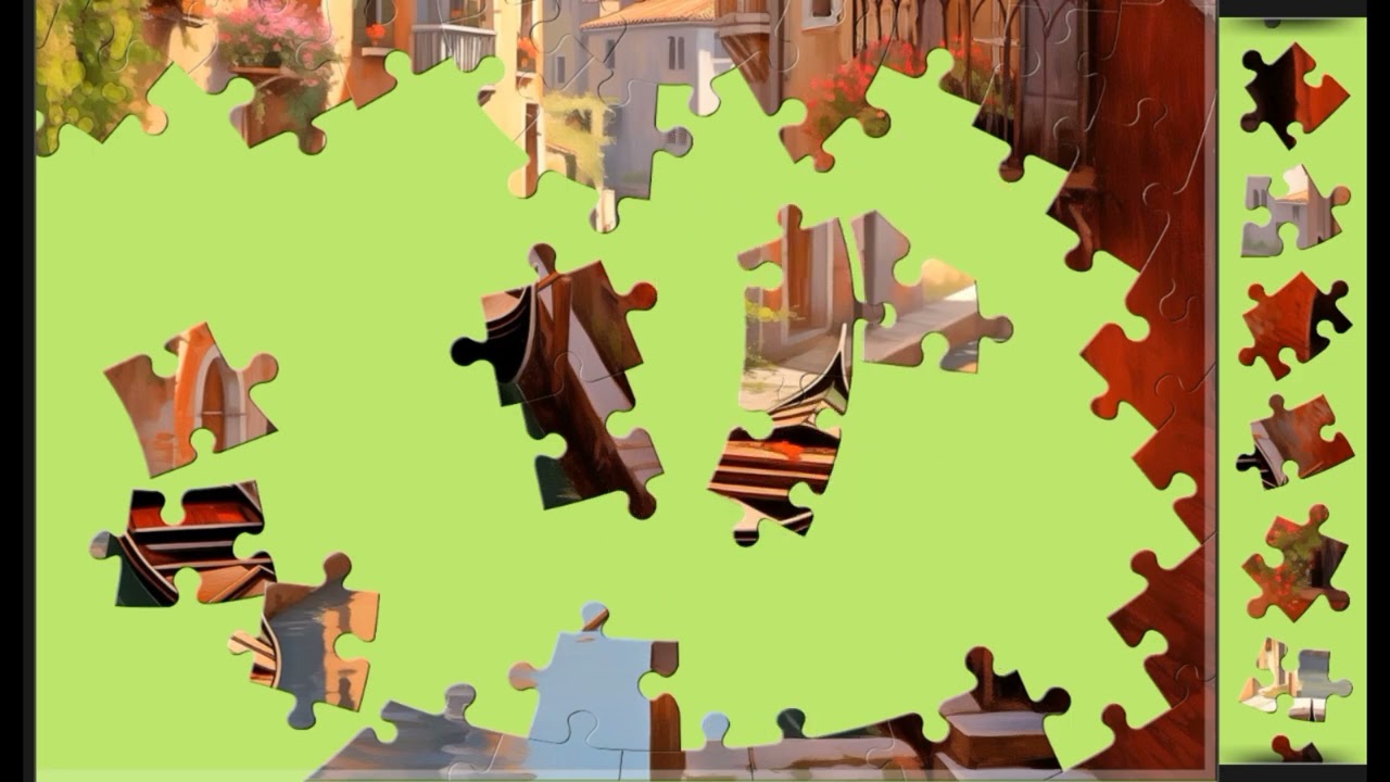 Venice Canals❤️❤️ jigsaw puzzle🧩🧩 || @funpuzzle1122 