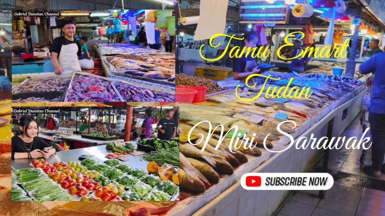 Pergi Tamu Emart Tudan Miri || Pelbagai Jenis Ikan Dan Jualan Murah Didapati