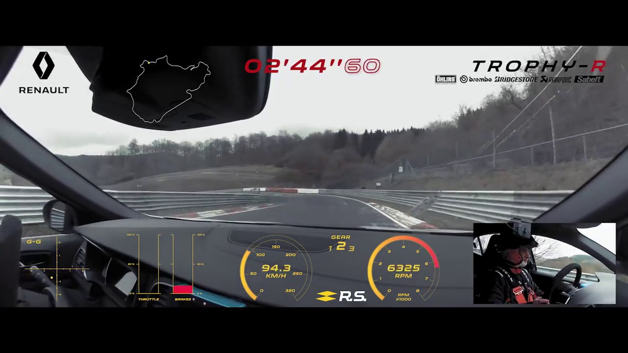 Renault Mégane R.S. Trophy-R é o novo recordista de Nürburgring!