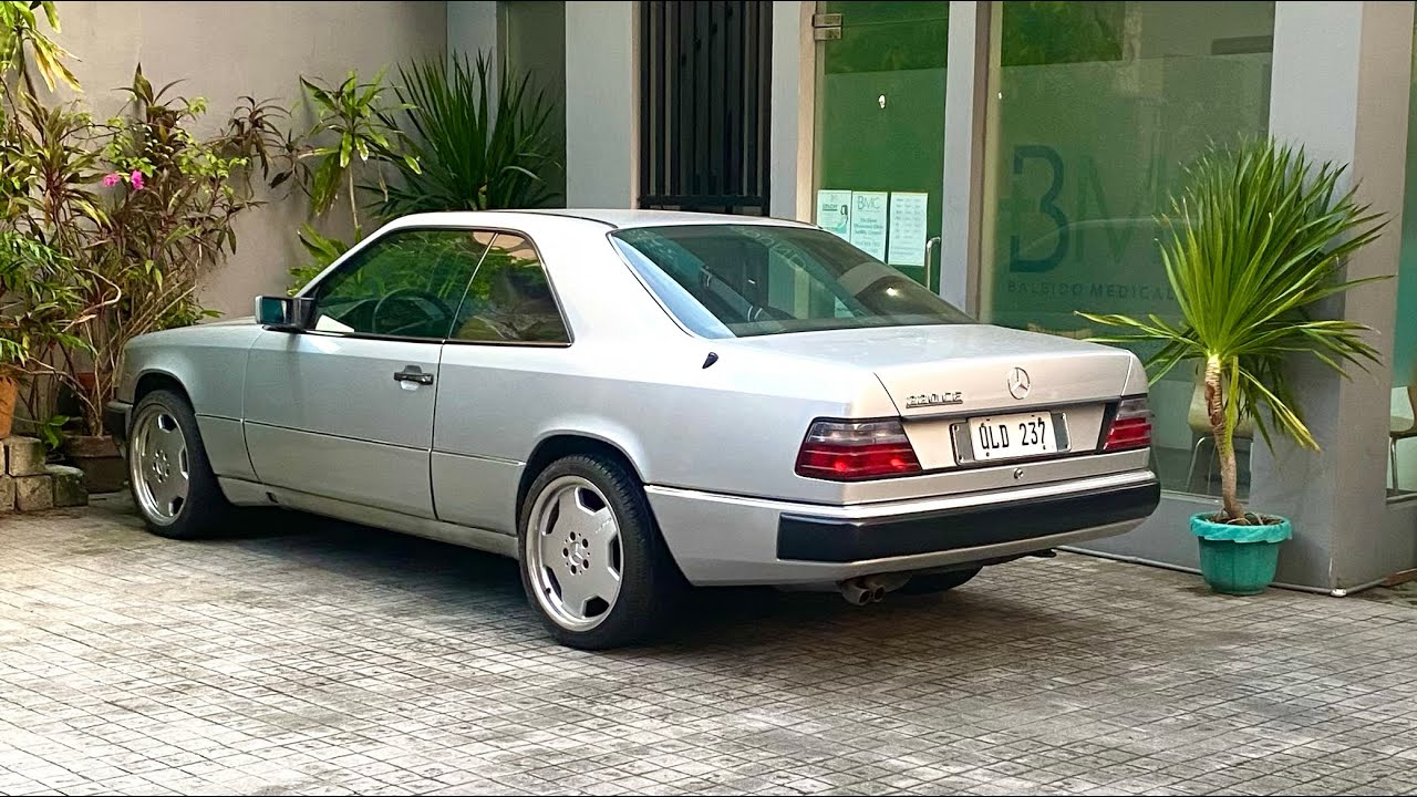 Late afternoon meet ups in a w124 coupe #igosurg #igobenz #w124coupe #w124