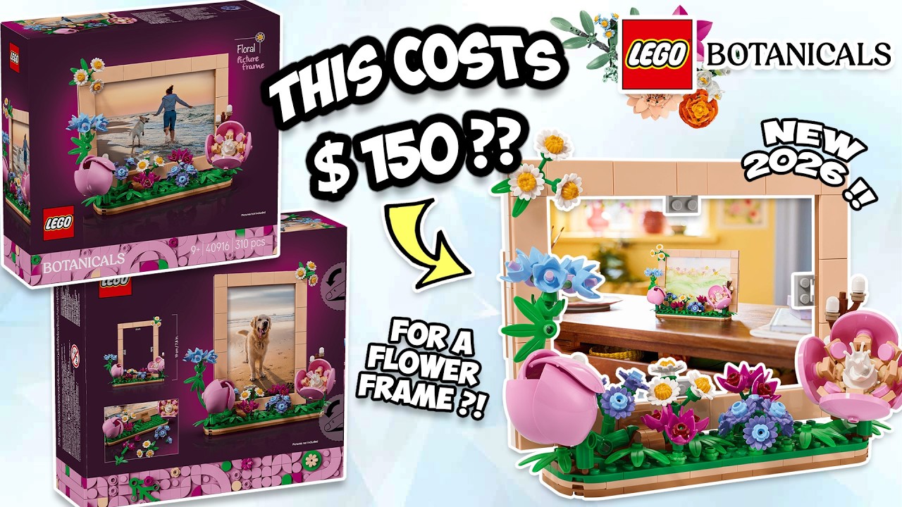 $150 for THIS LEGO Gift?! Floral Picture Frame GWP First Look | New 2026 !