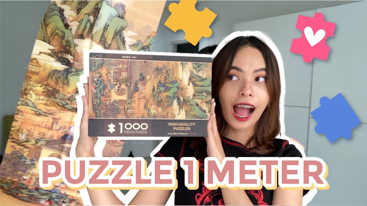 PUZZLE 1000 PIECES - Chinese painting 1 meter!
