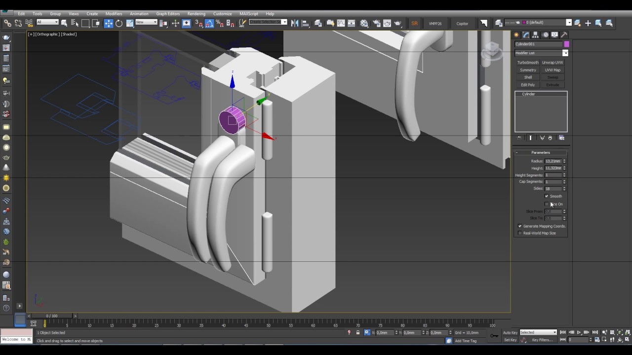 3ds max урок 3.ручка
