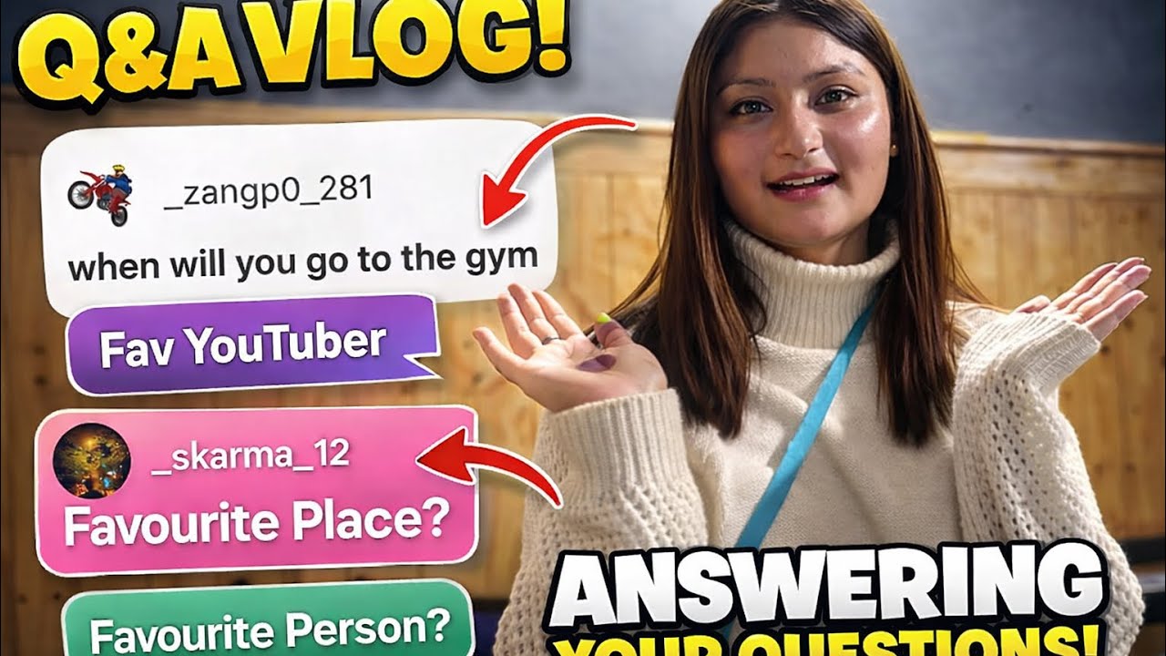  ||AGAIN QUESTION AND ANSWER VLOG|| ✨#ladakhivlogger #viralvideo #subscribemychannel #vlog 🎉