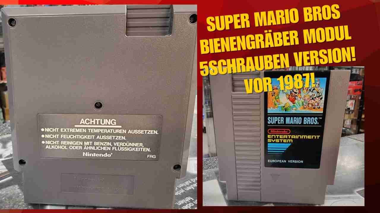 Super Mario Bros NES Bienengräber Modul 5Schrauben Version! Vor 1987! im Ankauf