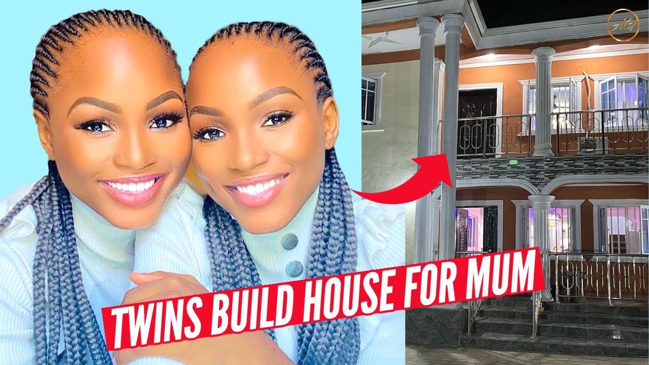 Twins Moyin & Doyin Build Mansion For Their Single Mum From Making Skits