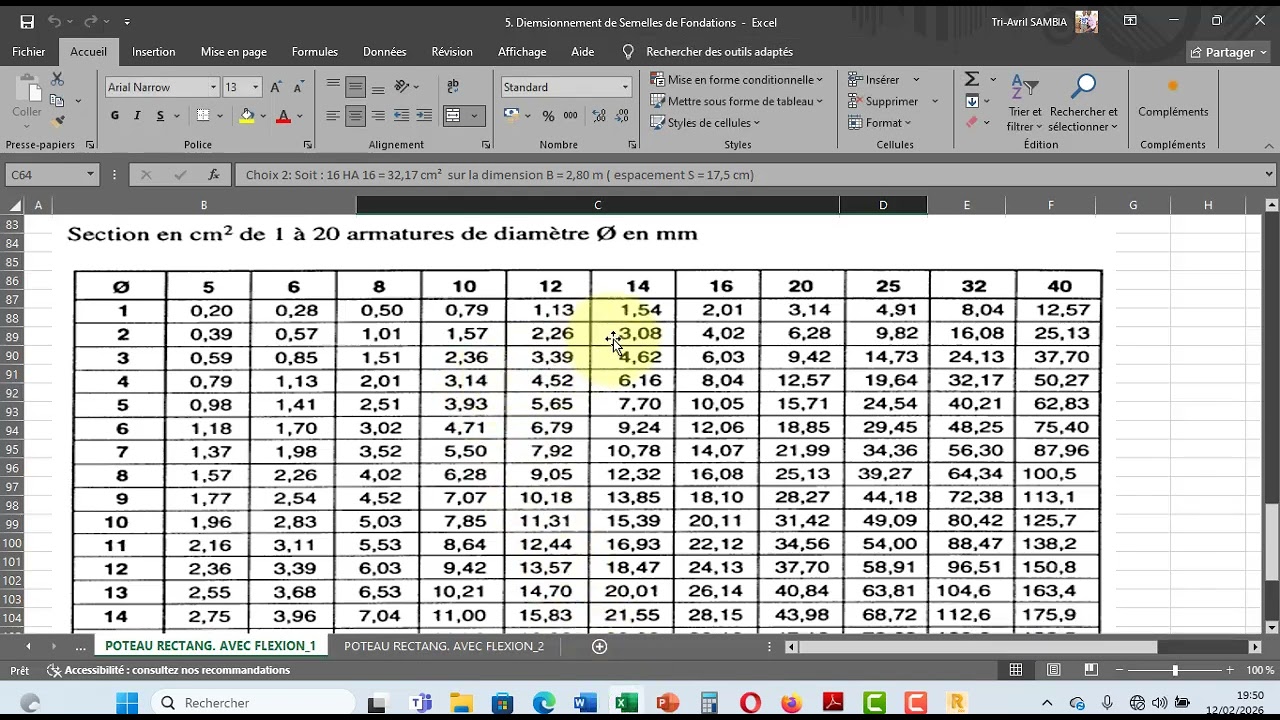 I.18 bis_ Optimisation de Dimensionnement des Poutres des Planchers
