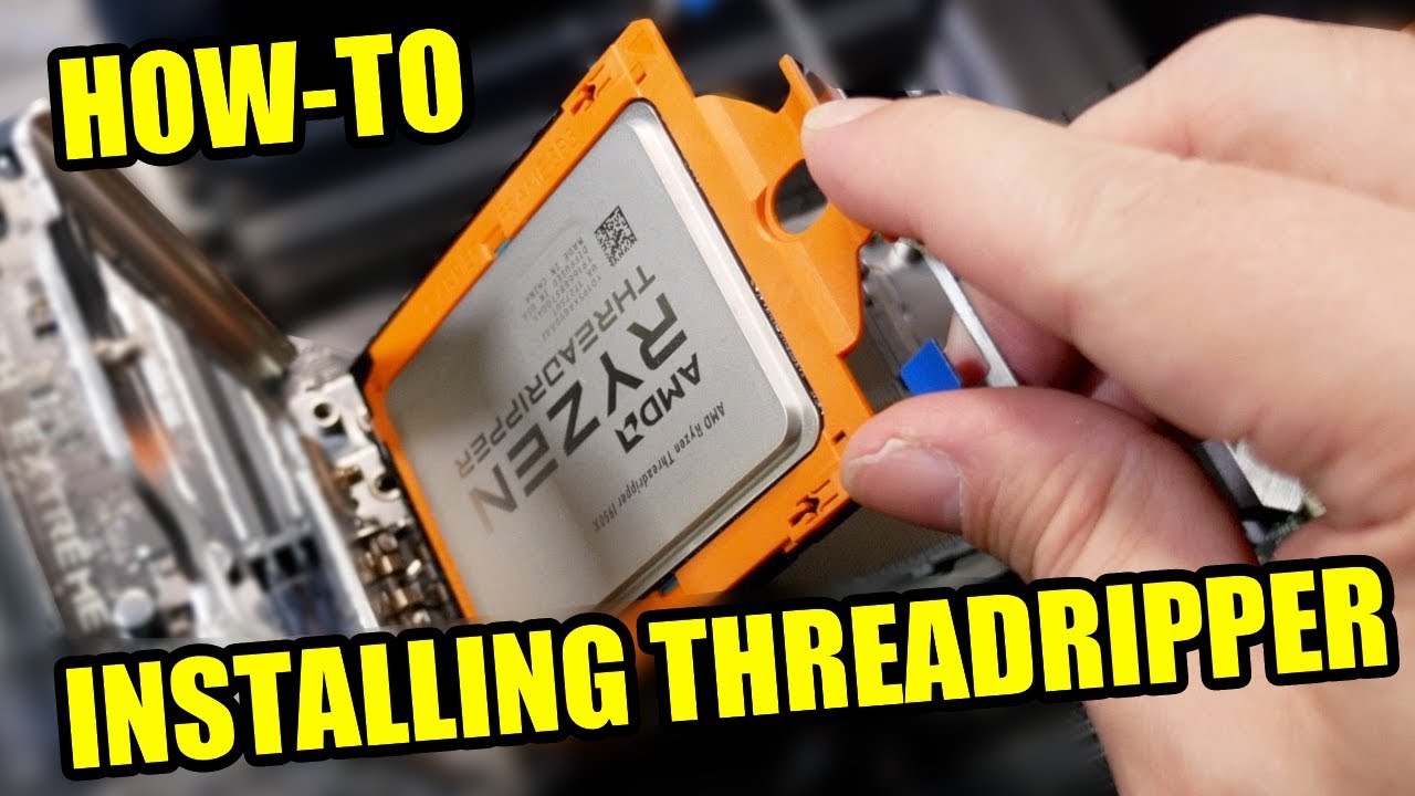 HOW-TO Install Threadripper in the new TR4 Socket