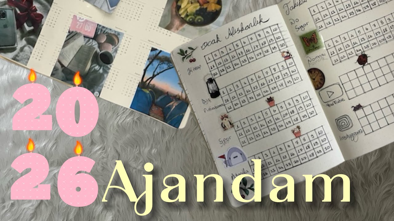 2026 ajandam ~ haftalık plan ~ aylık plan 