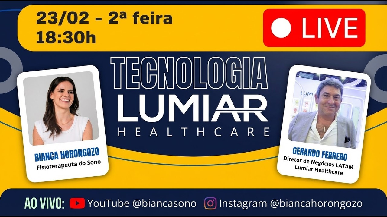NOVIDADES em tecnologia do sono com o Diretor LATAM da Lumiar Healthcare