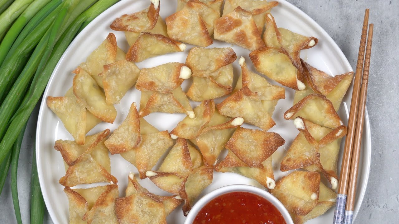 Healthy Air Fryer Cream Cheese Wontons