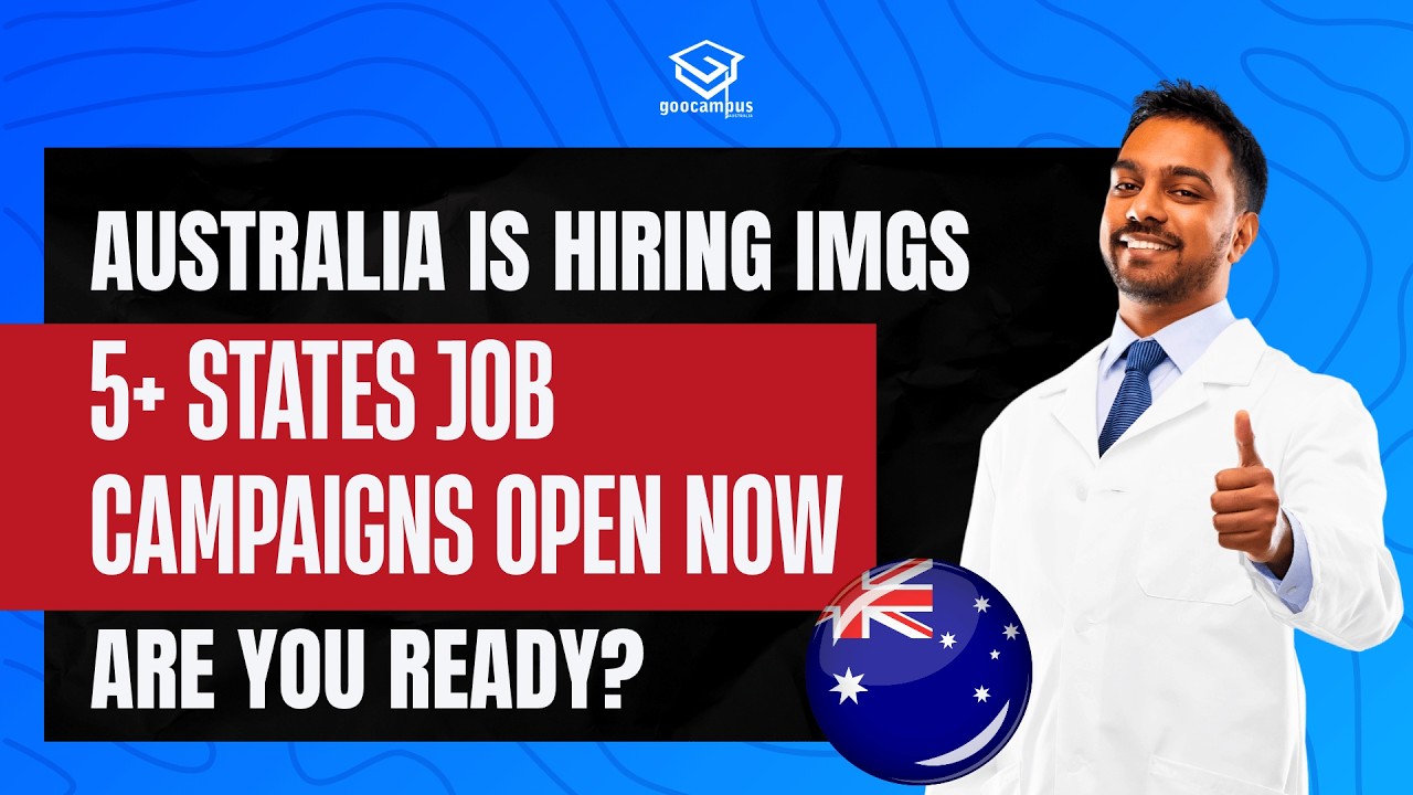 Australia AMC 2026 Update: Australia Jobs Open NOW | Full IMG Pathway Explained