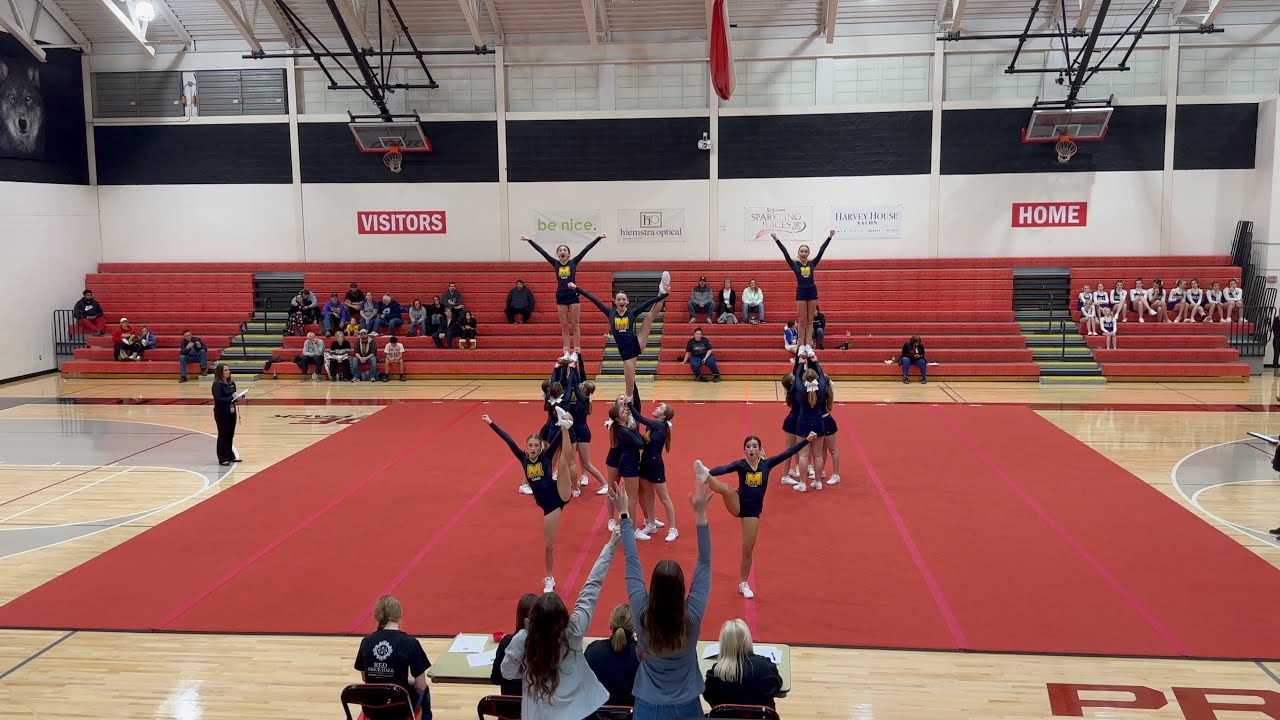 Mattawan Middle School Competitive Cheer - Blue Team - Round 3 - 12/5/22